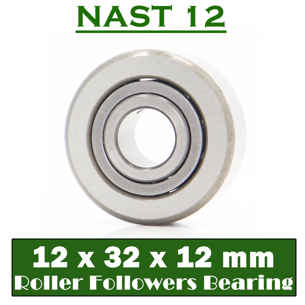 NAST12 Roller Followers Bearing 12*32*12mm ( 1 PC ) Separable Type NAST 12 R Bearings Free Shipping