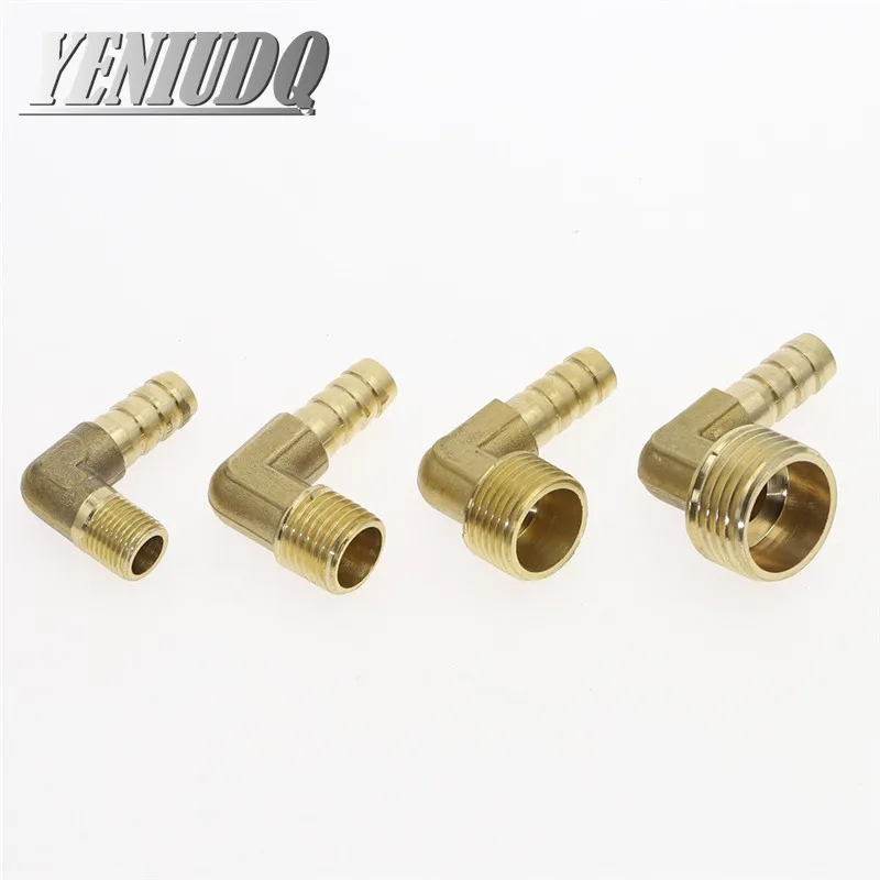 Hose Barb OD 6-19mm 90 Degree Male Thread 1/8\