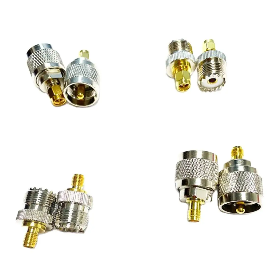 2PCS SMA Switch UHF RF Coax Adapter Connector Male Female Convertor Straight NEW Wholesale for WIFI Wireless