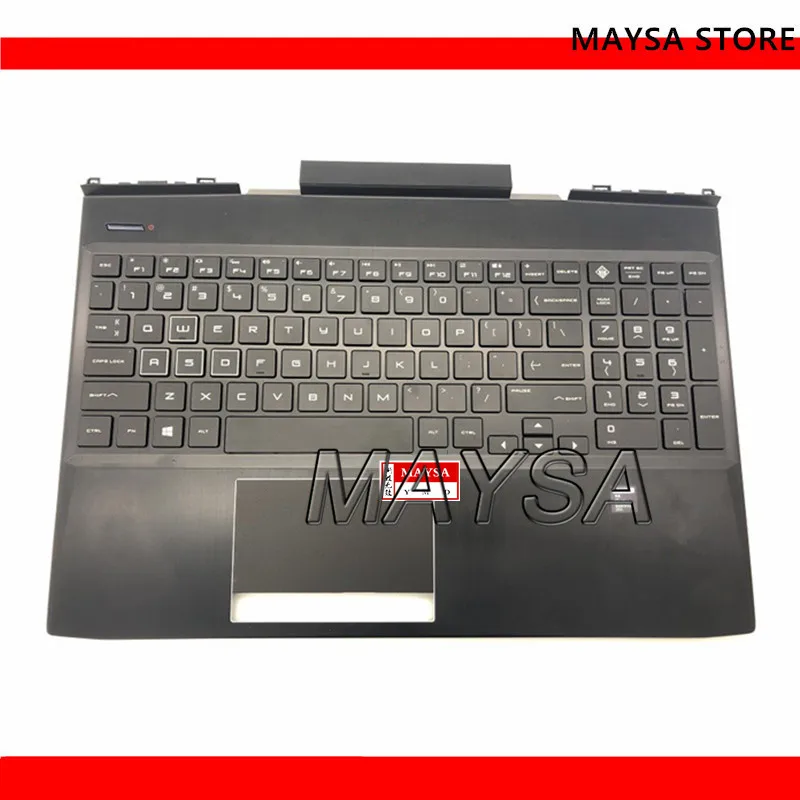 

New L30194-001 For HP Omen 15-DC Palmrest Upper Case Keyboard Bezel Cover US Backlit