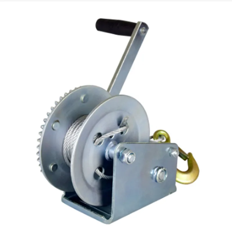 2000lbs-3000LBSx8/15/30m Boat truck auto self-locking hand manual Galvanized steel winch hand tool lifting sling