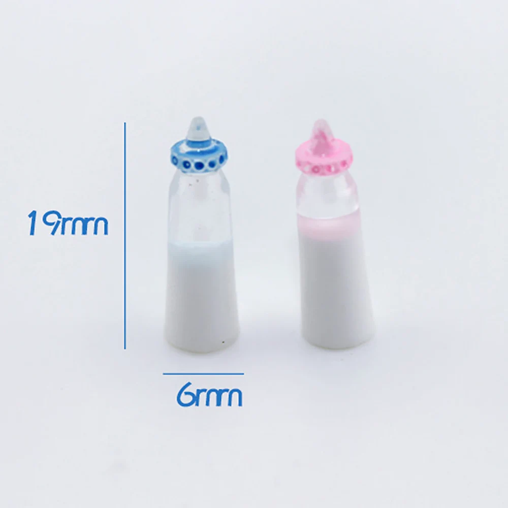 1/12 Dollhouse Miniature Accessories Mini Feeding Bottle Napkin BB Cream  Set Simulation Model Toys for Doll House Decoration