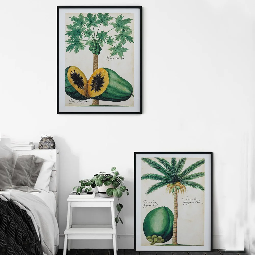 

Modern Plant Science Wall Art Canvas Painting And Printing Nordic Poster Green Plant Picture For Livingroom Bedroom Home Decor