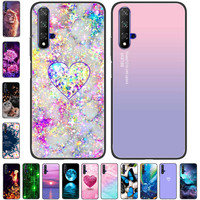 For Realme X3 SuperZoom Case Painted Black Silicone Soft TPU Phone Cover for OPPO RealmeX3 SuperZoom Cases Funda RMX2086 6.6''