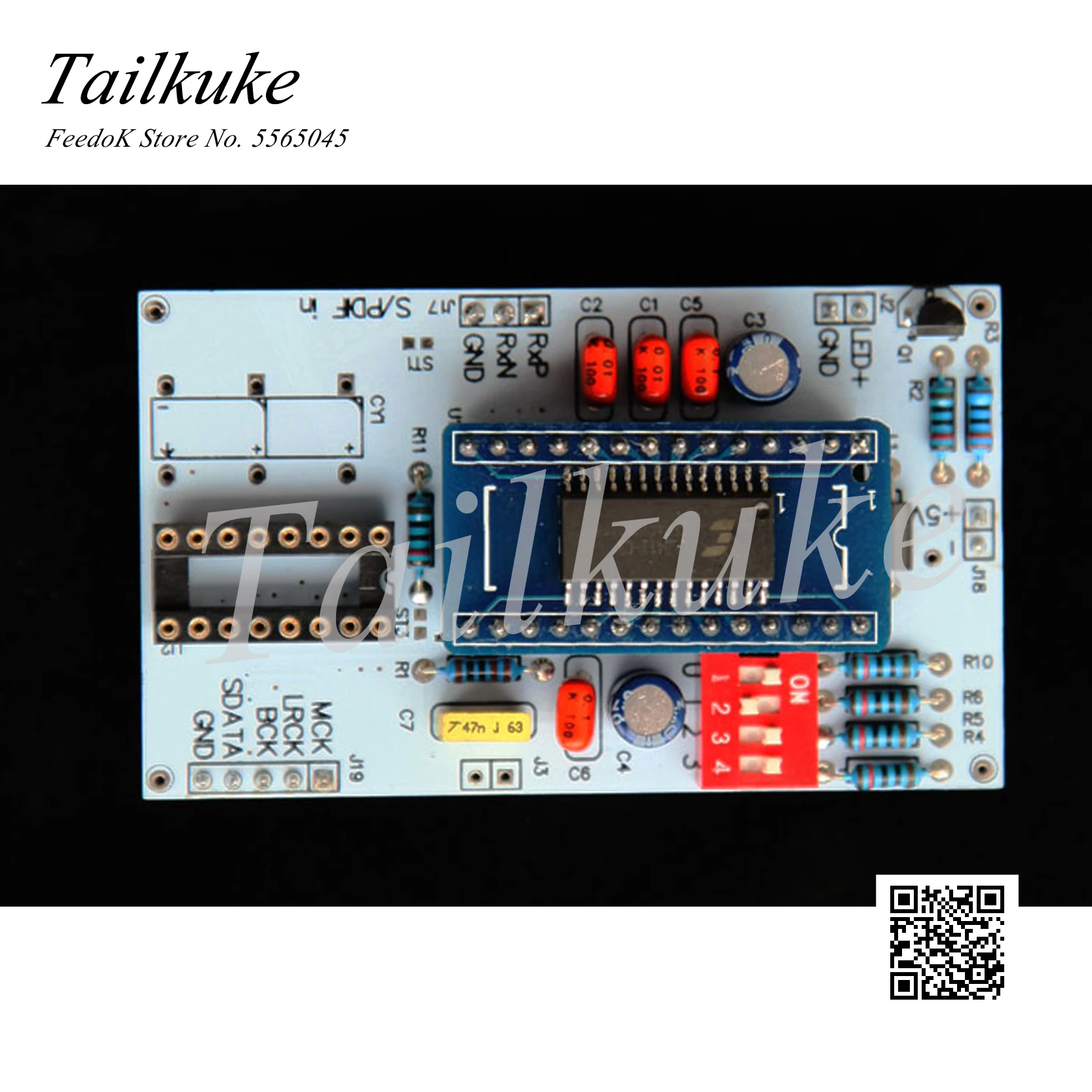 CS8412 Digital Receiver Board SPDIF Coaxial Receiver Board Coaxial to I2S