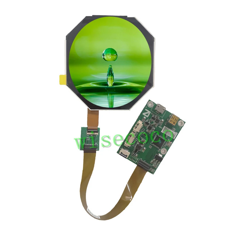 2.5 Inch 480*480 IPS TFT  Round LCD Screen CIrcular Circle Display MIPI Driver Controller Board Module AIDA64 Mainframe Wisecoco