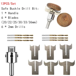 Safe Buckle  Drill Bit Carbide Premium  Blades handle Drill Woodworking Milling Cutter Safe Buckle Molding Tool