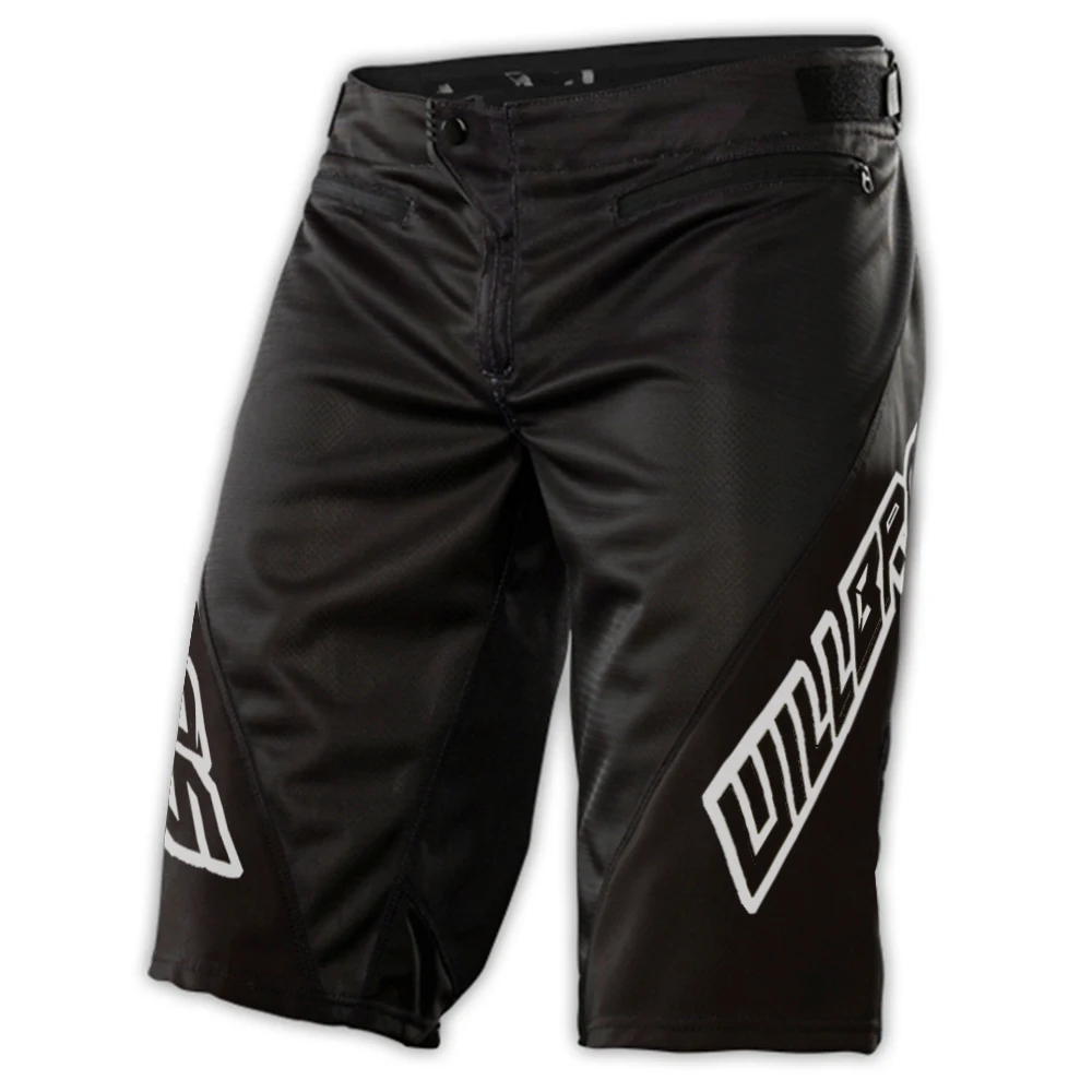 WillBros Moto Sprint Race Shorts Dirt Bike Off-Road Dirt MTB BMX Racing Black Short Pants