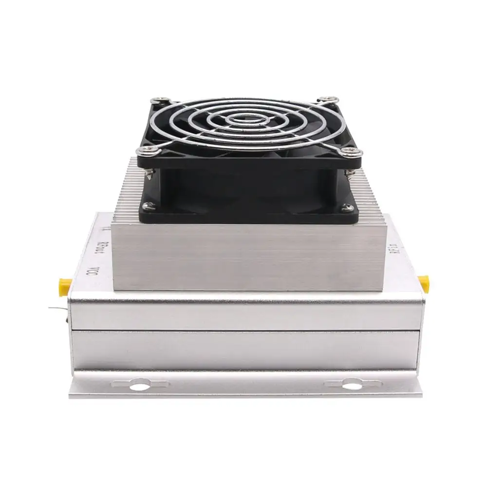 Tzt 400-470Mhz 433Mhz Hf Radio Eindversterker Uhf 80W Ham Interphone + Heatsink + Fan