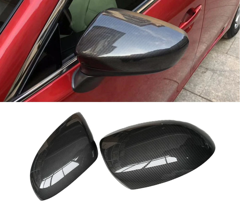 

Car Styling Exterior Rearview Mirror Cover Housing Case For Mazda 3 2010 2011 2012 Replacement Original Cover Shell Auto Parts