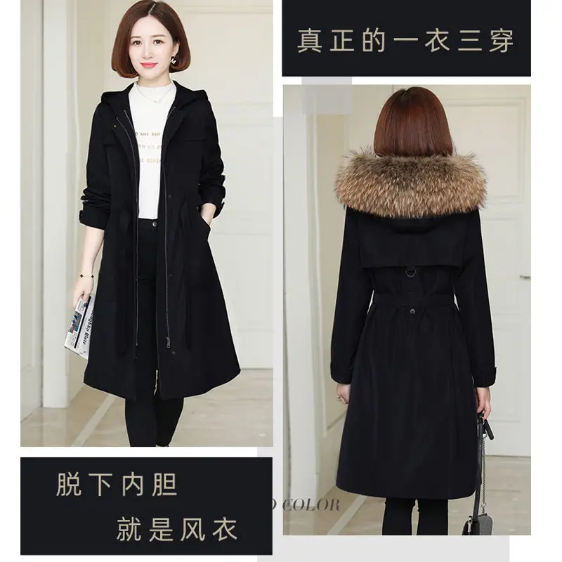 Female Winter Party Overcome 2024 New Foreign Air Detachable Hair One Fur Coat