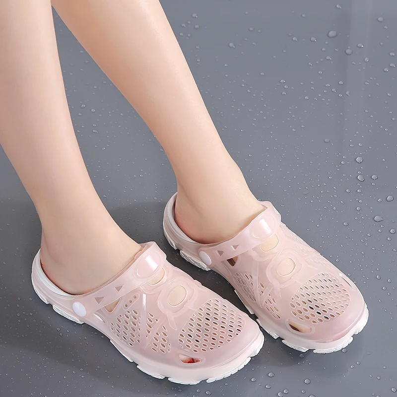 2020 blue Clogs Women Sandals Shoe EVA Lightweight Unisex Colorful Shoes Outdoor Wading Summer Beach Sandles