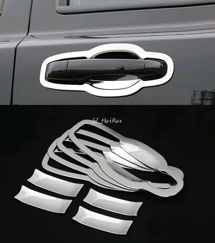 Аксессуары для укладки для Jeep Grand Cherokee 2011 2012 2013 2014 2015, наружная ручка двери, накладка из АБС-пластика, хром, 8 шт.