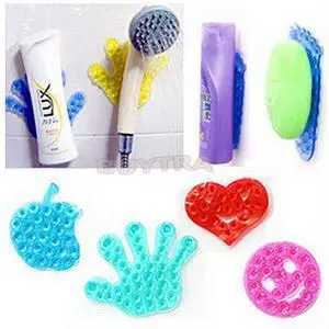 High Quality Bathroom Suction Cup Reversible Anti-slip Soap Sucker Double Magic Sucker For Bathroom Mat Holder Mount