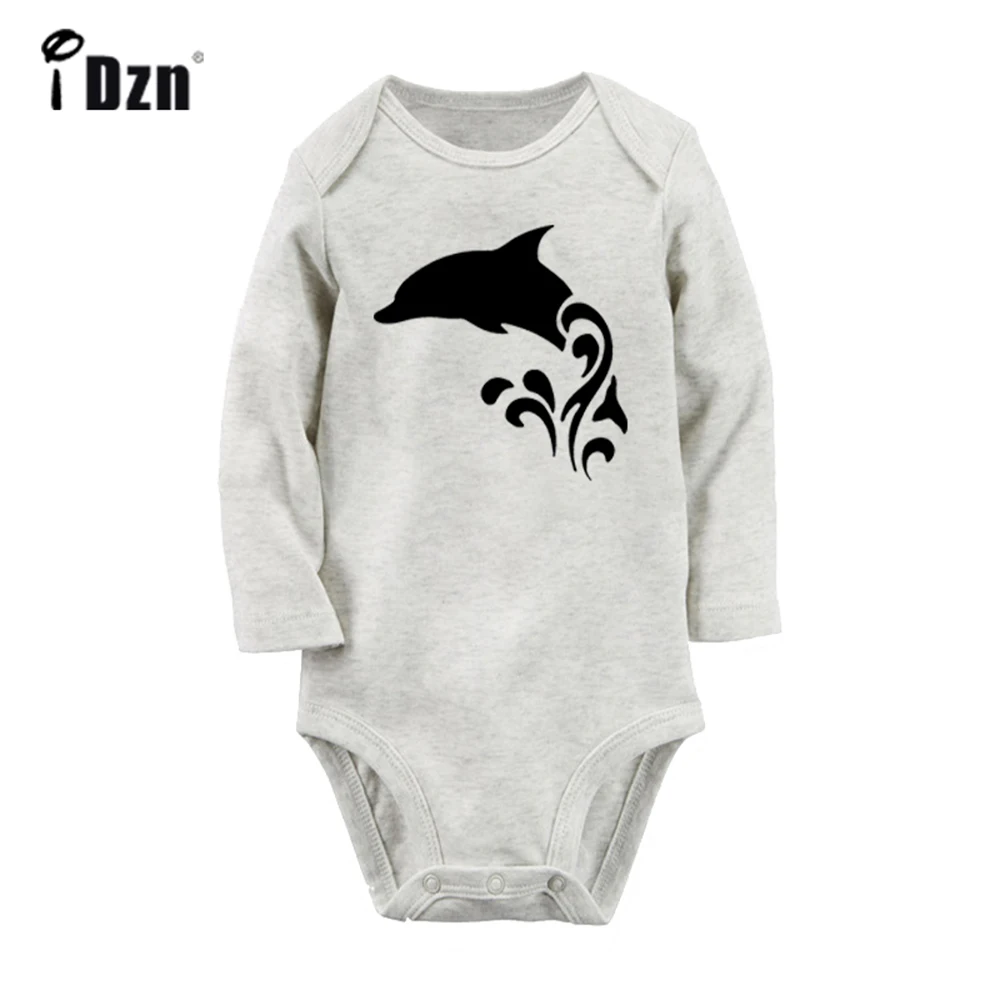 

Dolphin in the Water Eat Sleep Ski Eight Ball F Bomb Faith Love and Hope Newborn Baby Outfits Long Sleeve Jumpsuit 100% Cotton