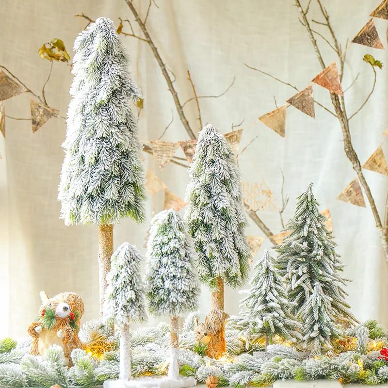 Snowscene Christmas Tree Garland Artificial Pine Cypress Cedar Garland Greenery Plant for Xmas Home Halloween Winter Party Decor