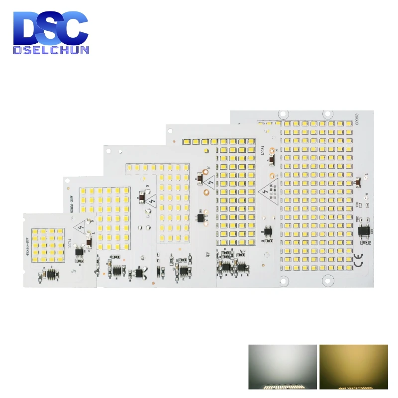 10W 20W 30W 50W 100W Circuito Integrato del LED SMD 2835 Perle di Luce di Inondazione AC 220V-240V Ha Condotto Il Proiettore Della Lampada FAI DA TE