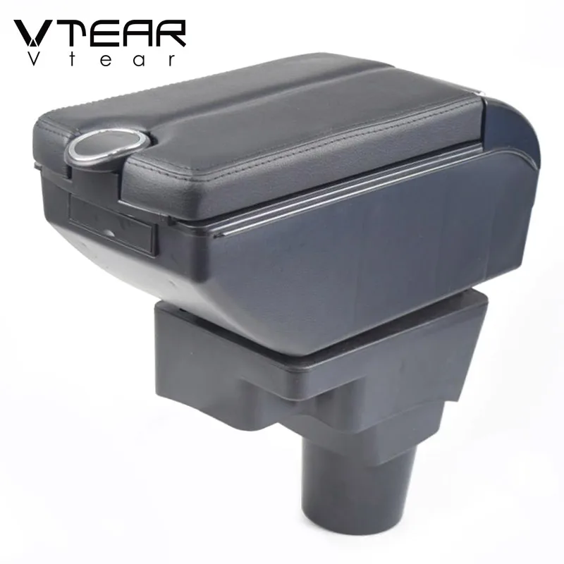 Vtear Armrest Interior Center Console Storage Box Arm Rest Car-styling Decoration Accessories For Chevrolet Aveo Sonic Lova T250