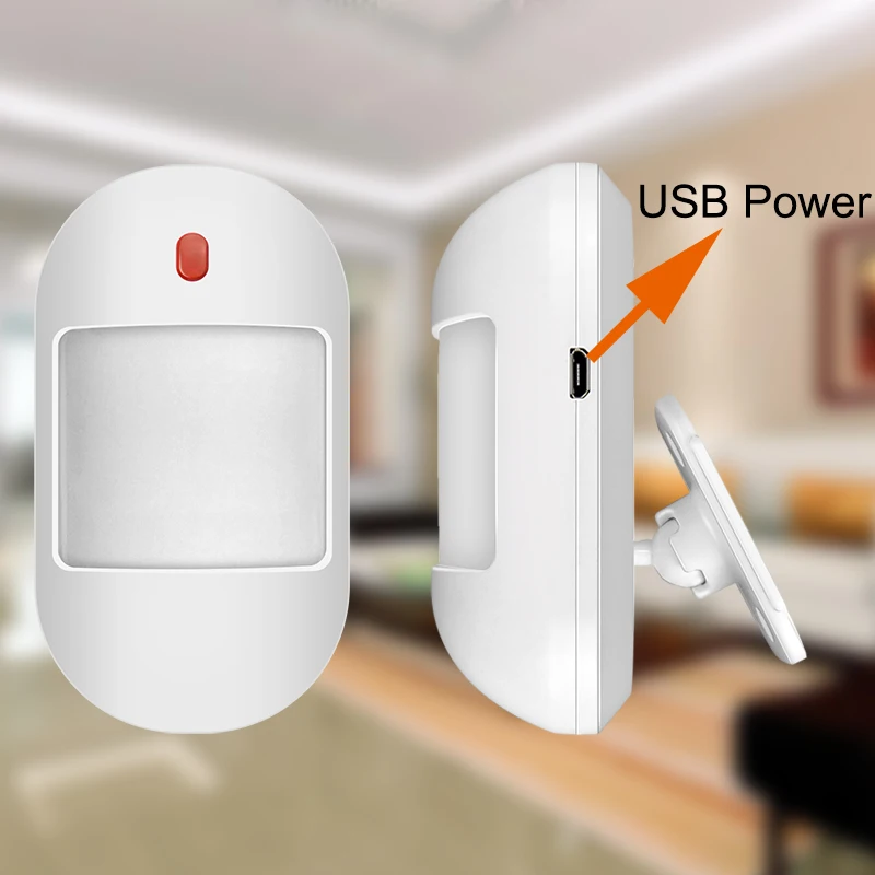 High Quality Wireless PIR Motion Sensor For Home Burglar Security Alarm System 433MHz Motion Infrared Detector