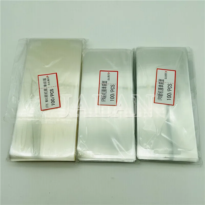 100Pcs LCD Protect Adhesive 6G/6S/6SP 7 8 Plus X XS MAX XR 11 12 Pro Max New Mobile Phone Factory Protective Film