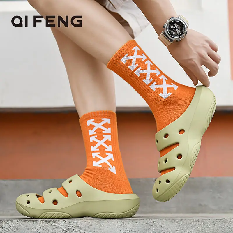 

Summer Male Outside Beach Slippers Fashion Outdoor Sandal Flip Flops Slides Women Form Shoes Trendy Clogs Light Quick-Drying