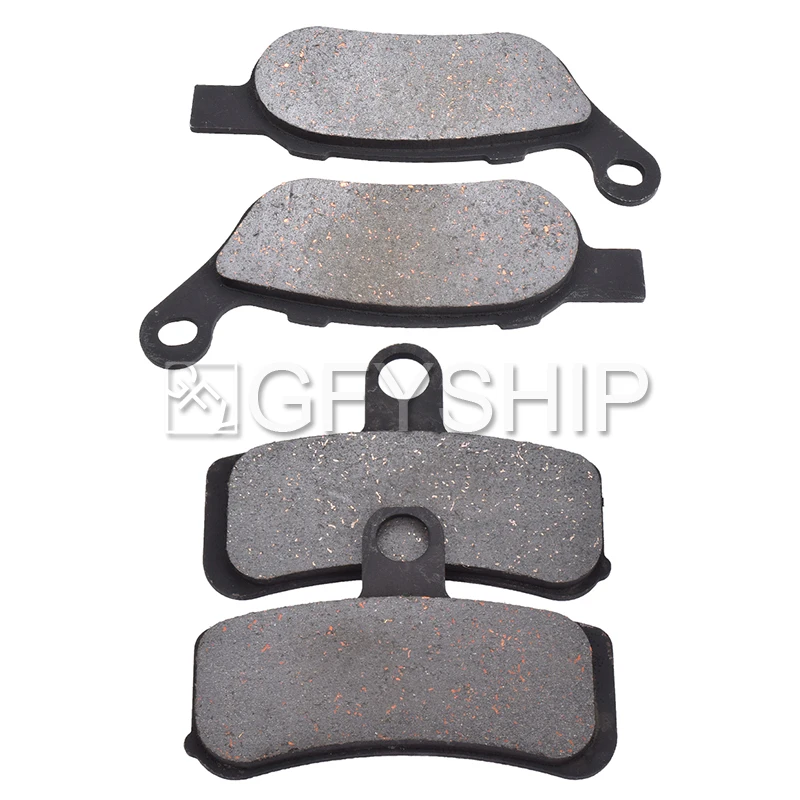 For HARLEY DAVIDSON SOFTAIL FXSTC Softail Custom Spoke wheel 2008 2009 2010 motorcycle Front Rear Brake Pads Brake Disks