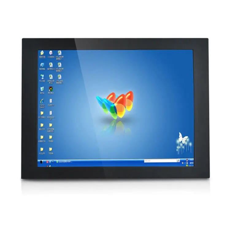 J1800 CPU 17inch Industrial Touch Screen Panel Computer Monitor All In One Pc With Vesa