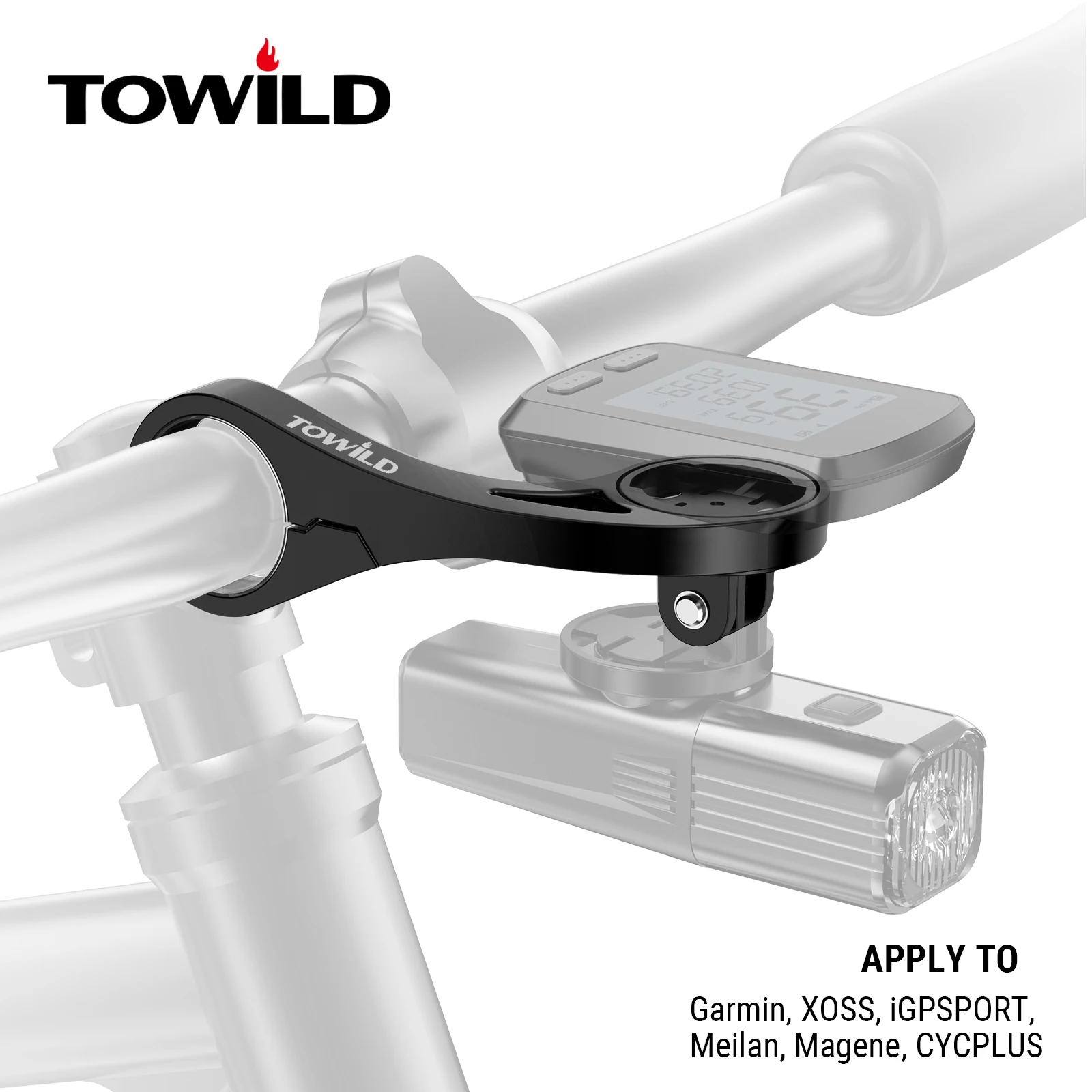 

Towild AS90 BiKe Computer Bracket Handlebar Extension Front Mount For Garmin XOSS Igpsport Magene CYCPLUS GPS Computer