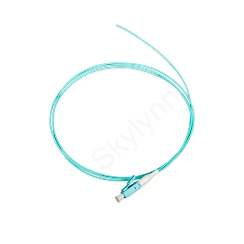 Nieuwe Collectie Skylynn Pigtail, 50 Stuks Hoge Kwaliteit Lc OM3 Aqua 0.9Mm Lszh Jas Lengte 1.5 Meter Staartjes