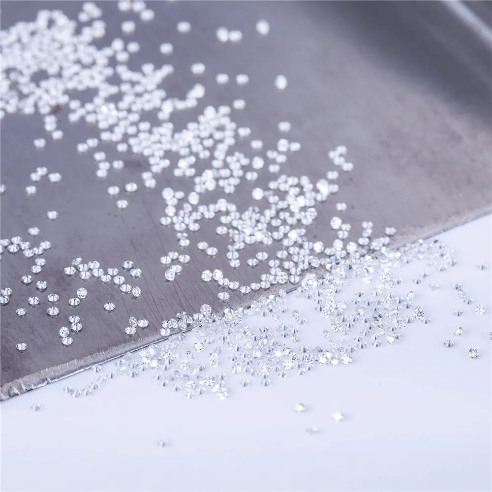CVD DEF VVS-VS Top Melee Laborgezüchtete Diamanten 0,8mm ~ 3,0mm Runder Brillantschliff Lose Laborgezüchtete Diamanten Großhandel – Detail 8