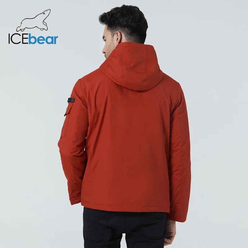 ICEbear 2022 Men\'s short jacket autumn stylish coat with a hood high-quality men\'s brand apparel MWC21601I