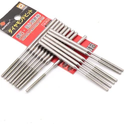 1/5pcs 1.5 - 8mm punta diamantata Extra lunga per frese diamantate e CBN per incisione Dremel