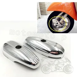 Motorcycle scooter For HONDA AF24 Julio AF52 chrome front shock absorber cover Front Shock protection cover