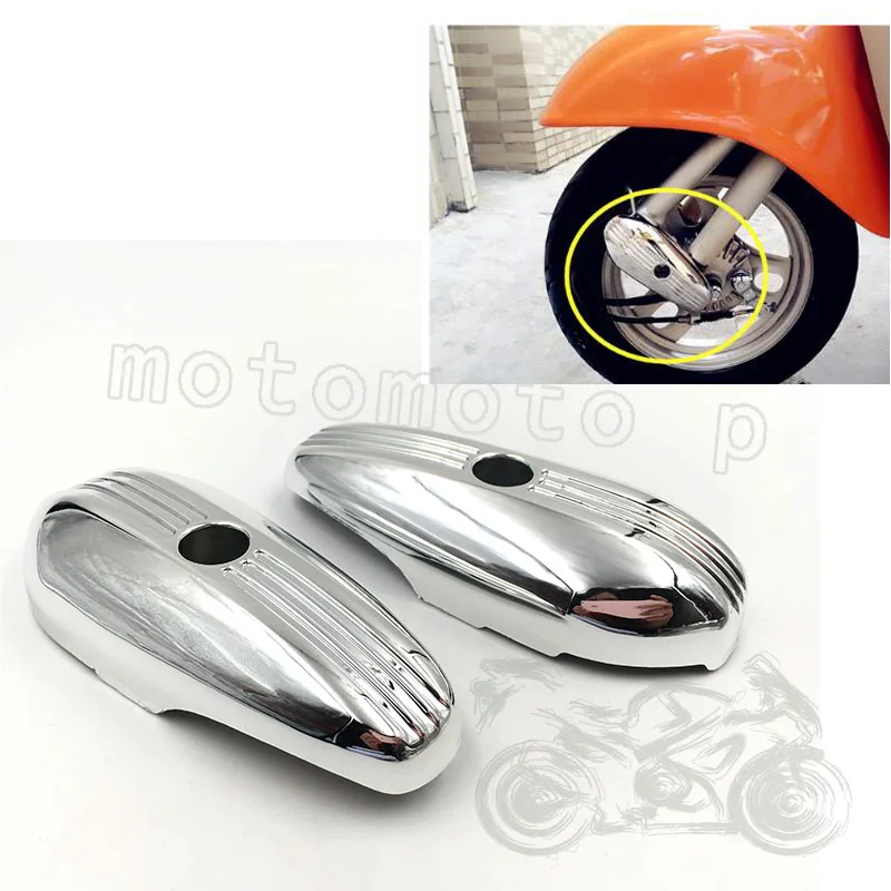 Motorcycle scooter For HONDA  AF24 Julio AF52 chrome front shock absorber cover Front Shock protection cover