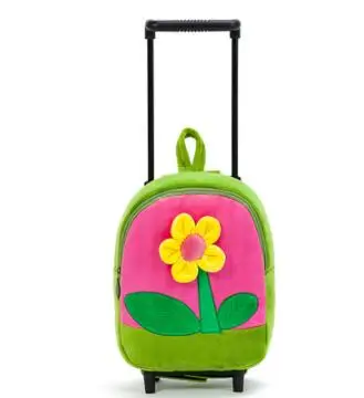 baby school bag with wheels for kindergarten  kids little trolley backpack  baby school bag cartoon Rolling Backpack for school