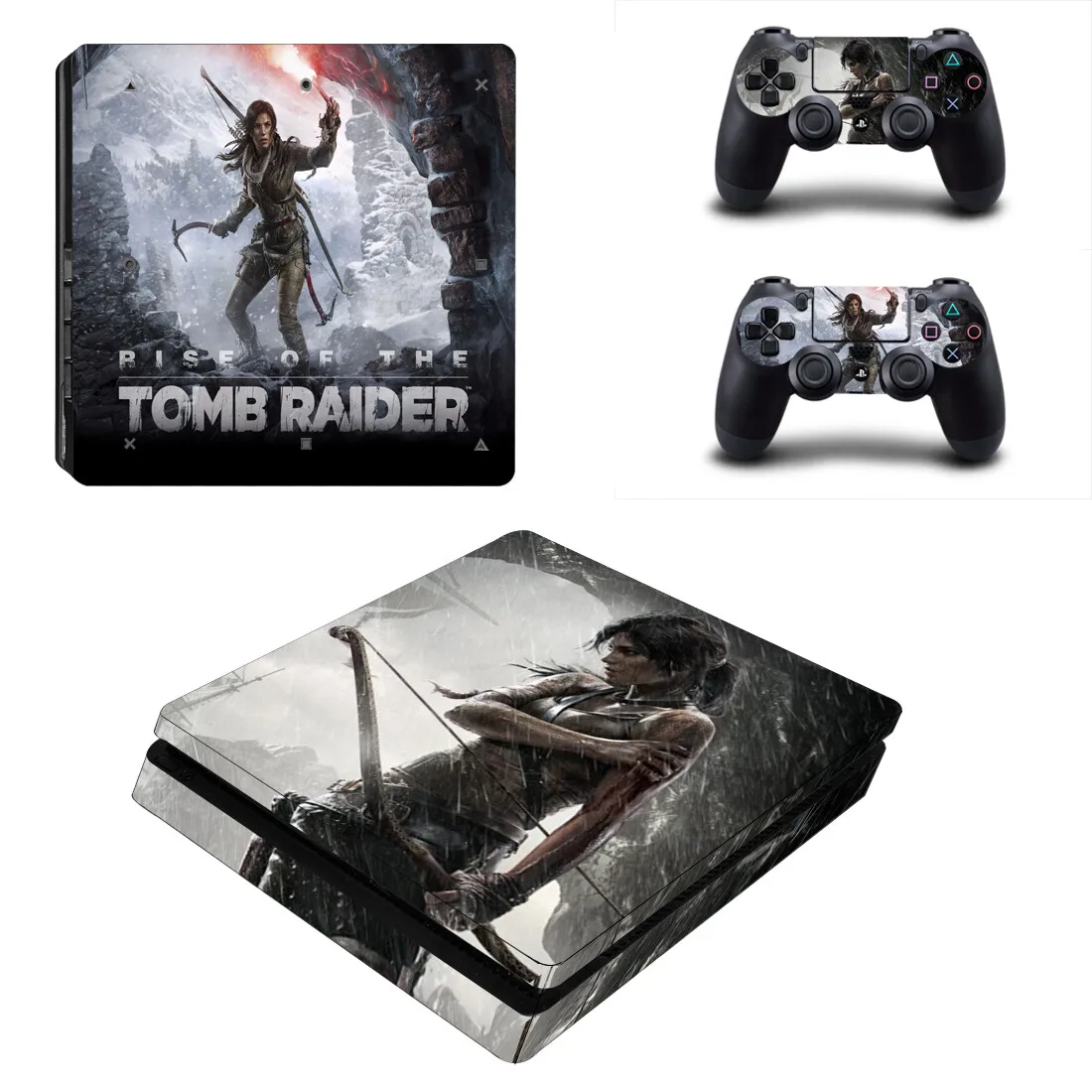 تومب رايدر PS4 سليم الجلد ملصق لسوني بلاي ستيشن 4 وحدة التحكم وأجهزة التحكم PS4 سليم جلود ملصق مائي الفينيل
