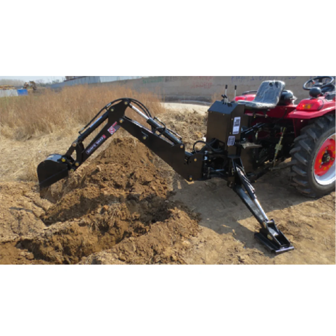 Backhoe For Farm Tractor Rear Excavator