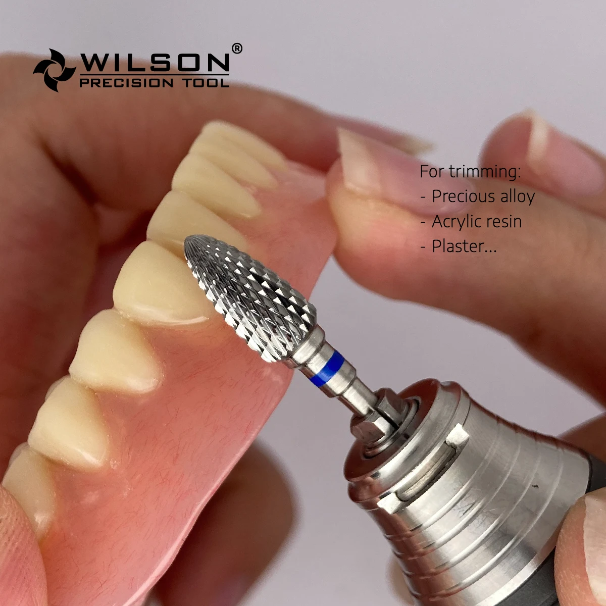 WilsonDental Burs 5000343 Pieza De Baja Velocidad Dental Tungsten Carbide Tools for Trimming Plaster/Acrylic/Metal