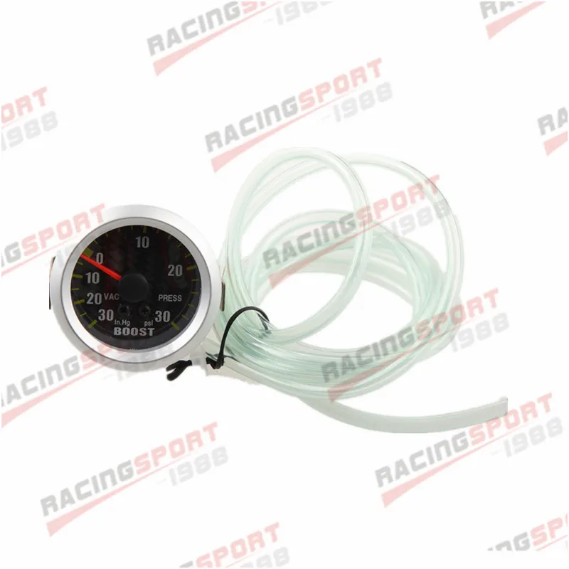 

2'' 52mm Car Motor 30PSI Pressure Vacuum Turbo Boost Pointer Gauge Meter Light