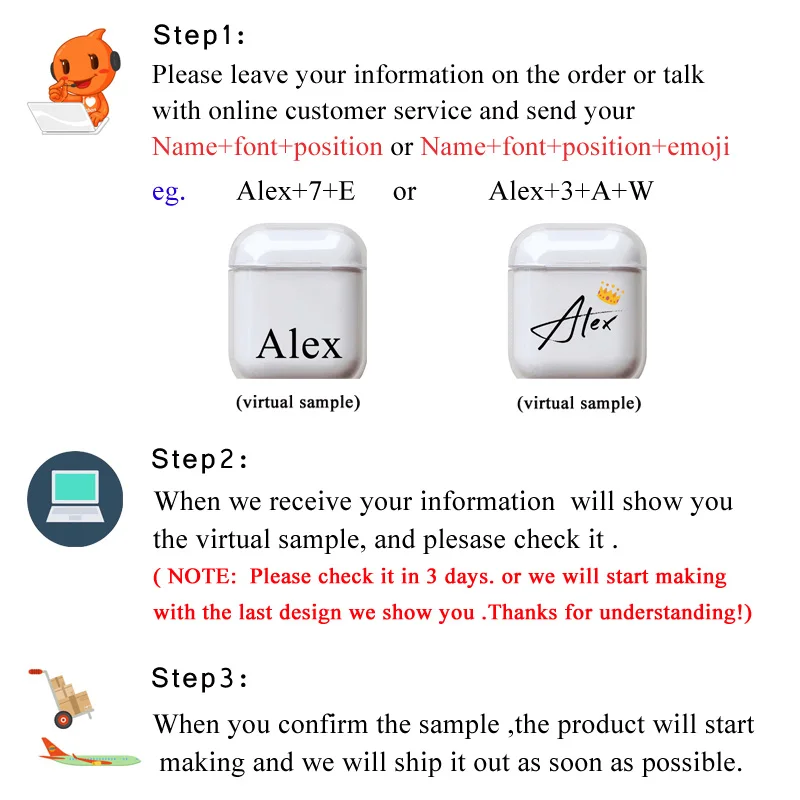 Nome personalizzato logo immagine custodia in plastica rigida per airpods pro custodia per Bluetooth Wireless Airpodpro Cover lettera fotografica personalizzata fai-da-te