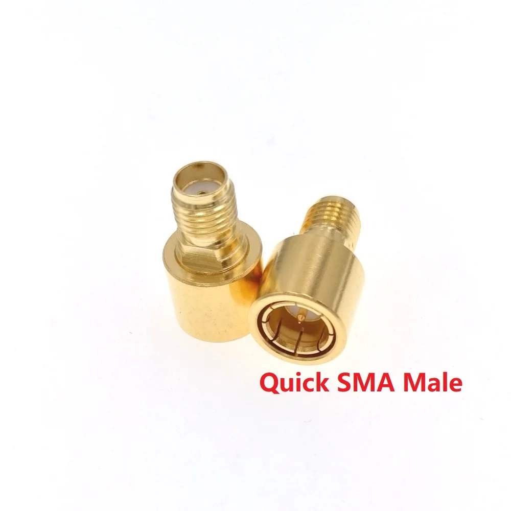 10PCS Schnell SMA Adapter SMA Stecker Auf SMA Weibliche 0-12G