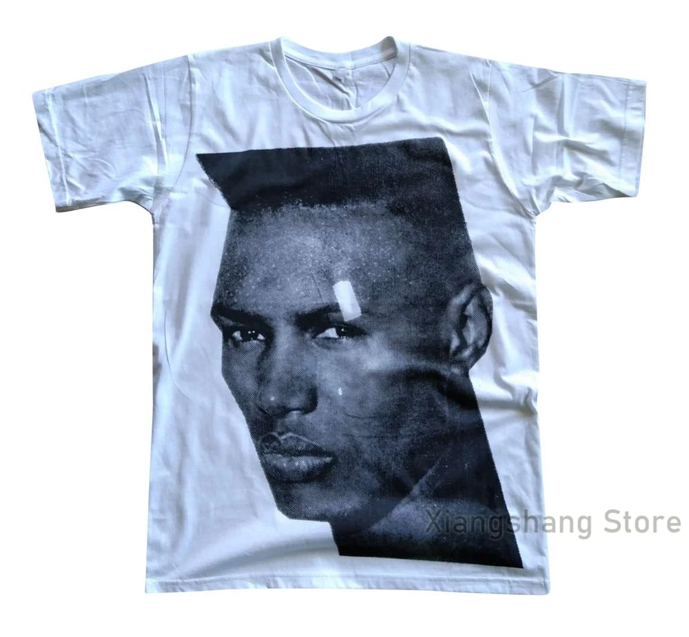 Grace Jones Short Sleeve T-Shirt cotton casual Men t shirt Women's tee shirts tops