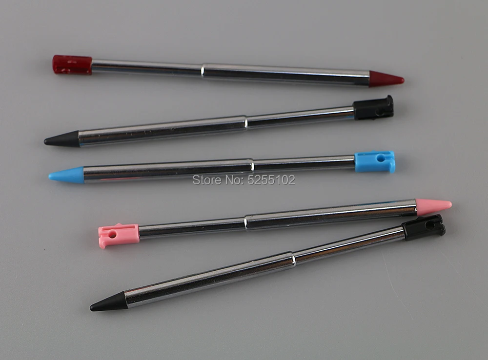 300pcs Replacement Metal Stylus Touch Screen Pen For 3DS Metal Retractable Stylus Touch Pen