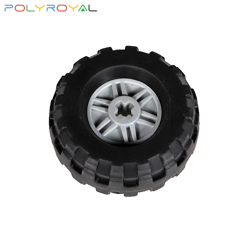 

Building Blocks Technicalalal DIY al Parts Moc 37x18mm 1 PCS Tire Off-road Car Leather wheel Compatible Assembles Particles