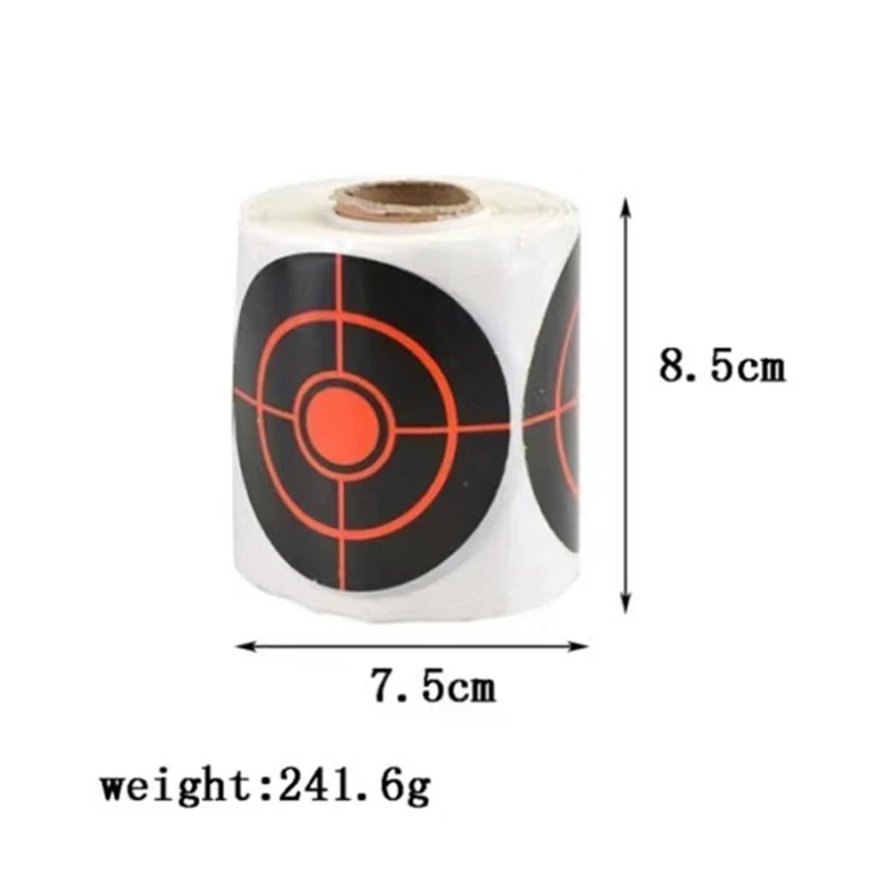 Airsoft Shooting Target Adhesive Shoot Targets Splatter Reactive Stickers For Archery Bow Hunting Shooting Sport Training