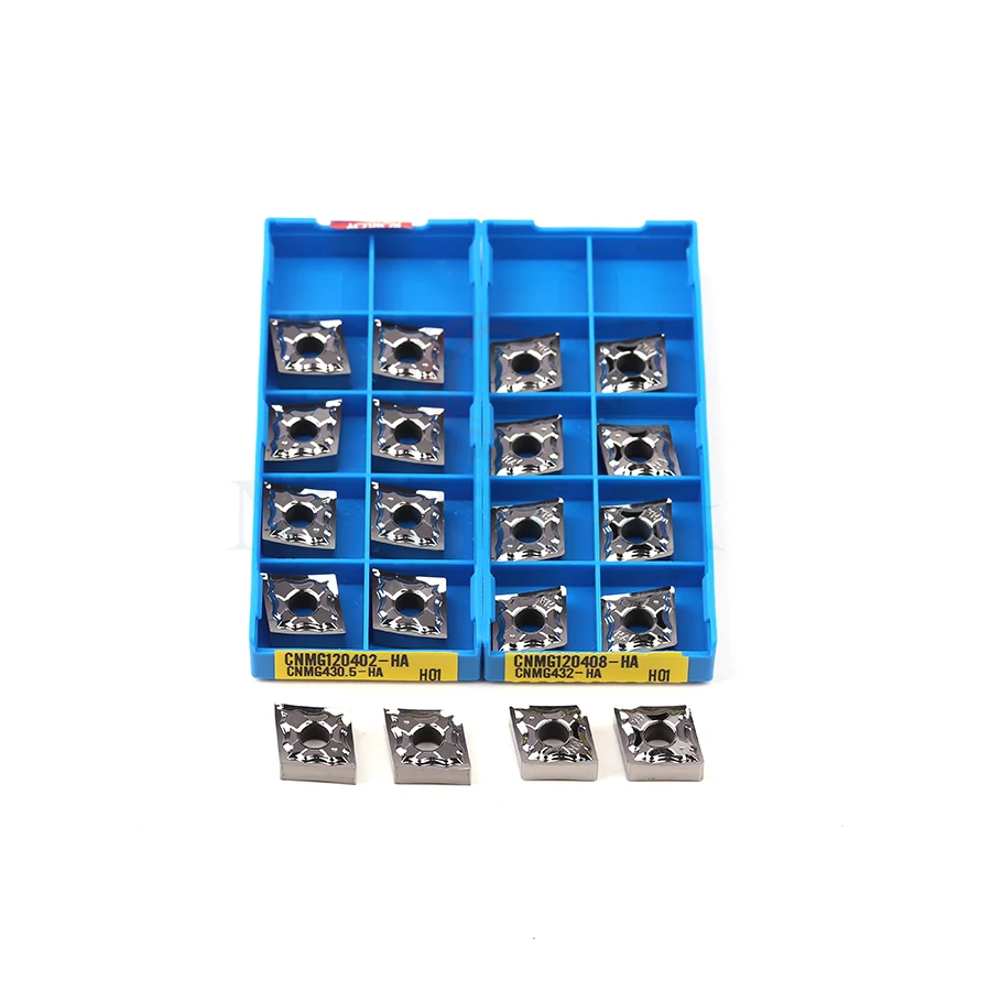 CNMG120402-HA H01 CNMG120404-HA H01 CNMG120408-HA H01 Chất Lượng Cao Bên Ngoài Dụng Cụ Xoay Carbide Lắp Tiện Bằng Máy CNC Biến Lắp