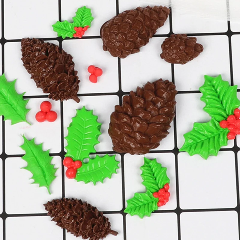 3 Pine Cones Shape Silicone Mold Resin Kitchen Cake Baking Tool DIY Pastry Chocolate Fondant Moulds Dessert Lace Decoration