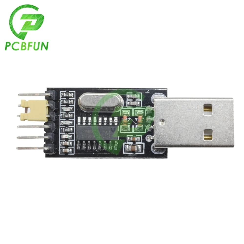 2pcs USB to TTL Converter UART Module CH340G 3.3V 5V Switch CH340 Module replace Pl2303 CP2102 USB To RS232TTL Converter Adapter