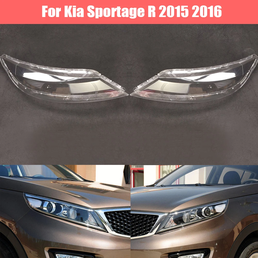 

Car Headlamp Lens For Kia Sportage R 2015 2016 Car Replacement Auto Shell Cover