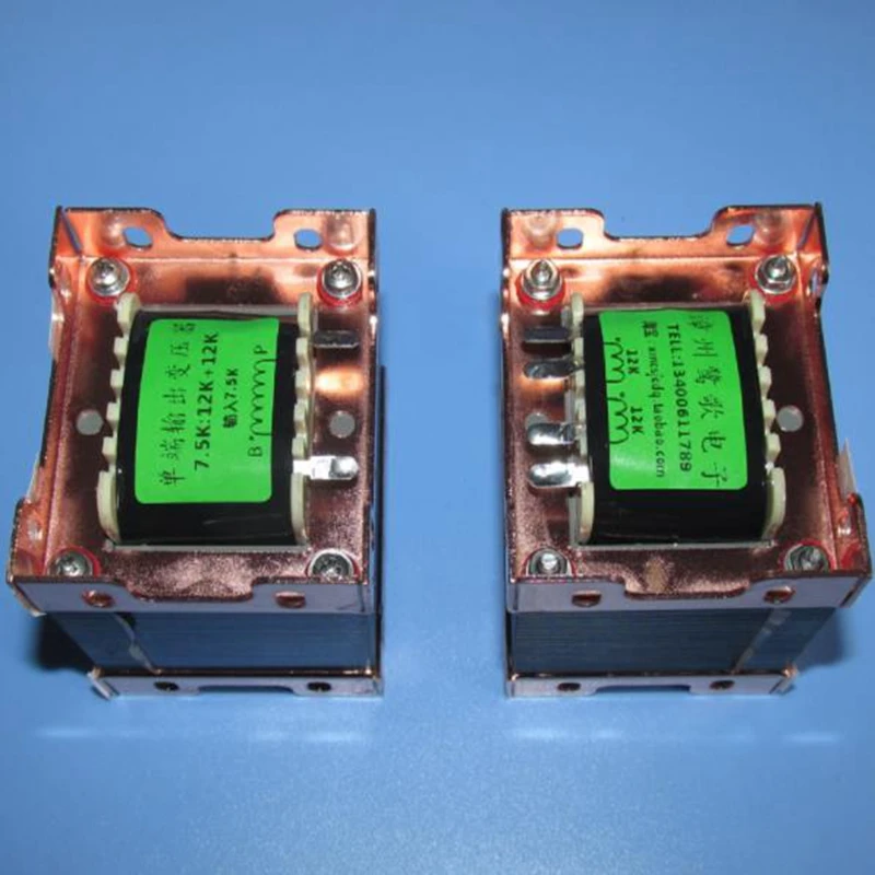 

7.5K: 12K+12K single-ended push transformer inverter transformer 6SN7 push 300B tube frequency response 20Hz-27KHz -1.2DB